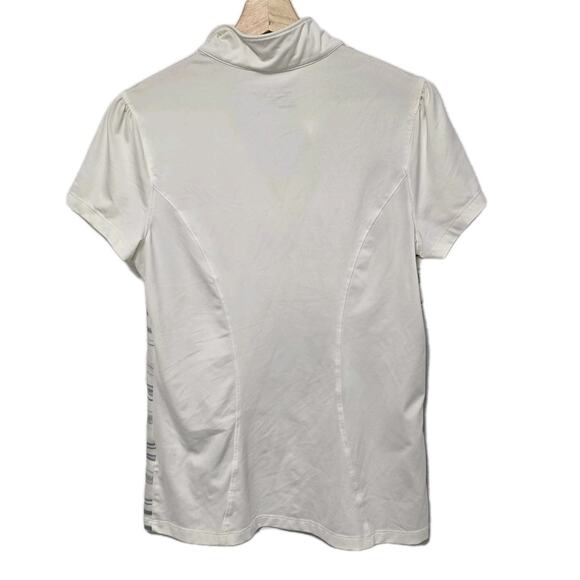 Nike Golf Tour Performance Dri-Fit Short Sleeve 1/4 Zip Mock Neck Pullover Sz M - Picture 5 of 5